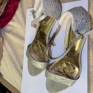 Beautiful silver sandals